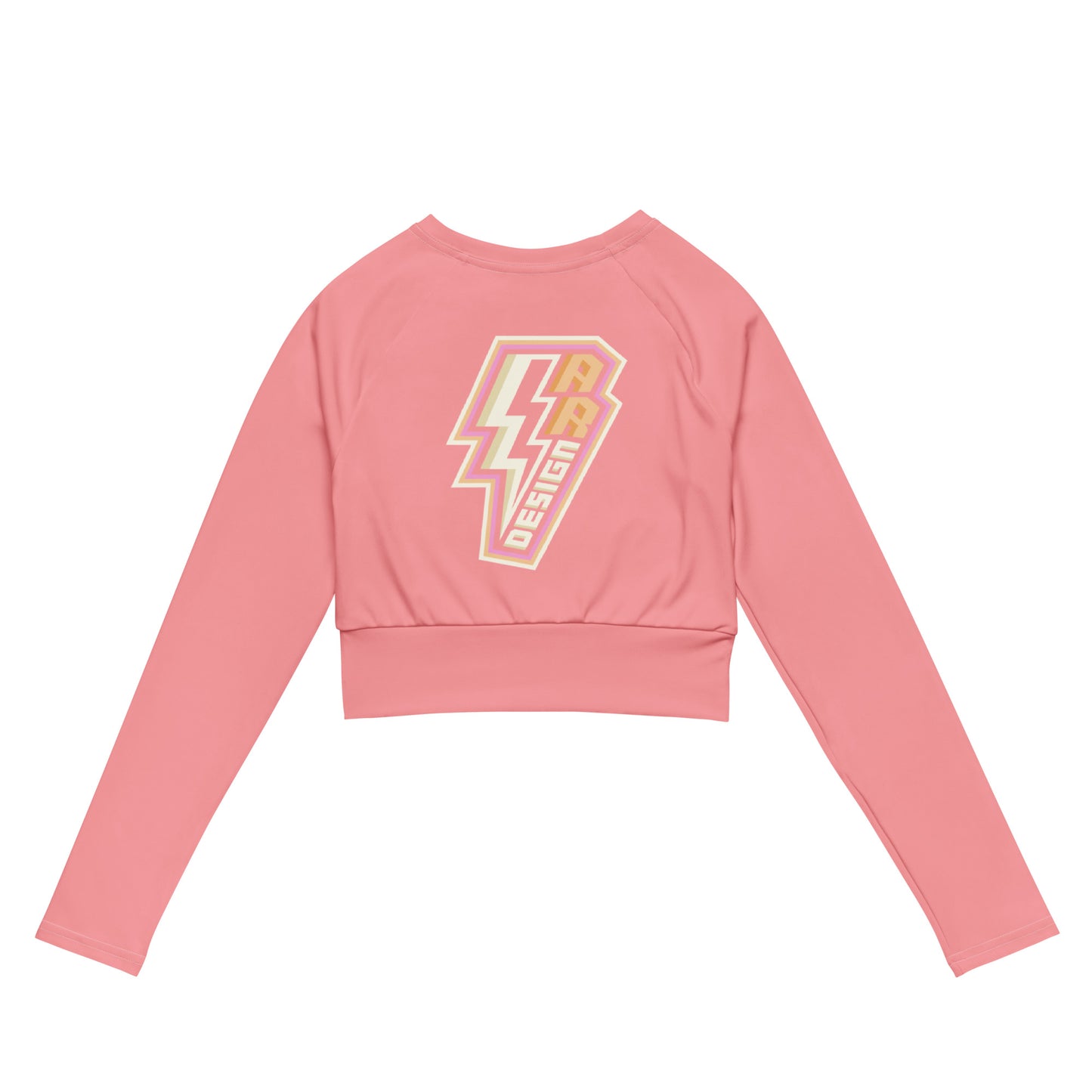 ROSNERDESIGN ® LONG-SLEEVE CROP TOP | PINK