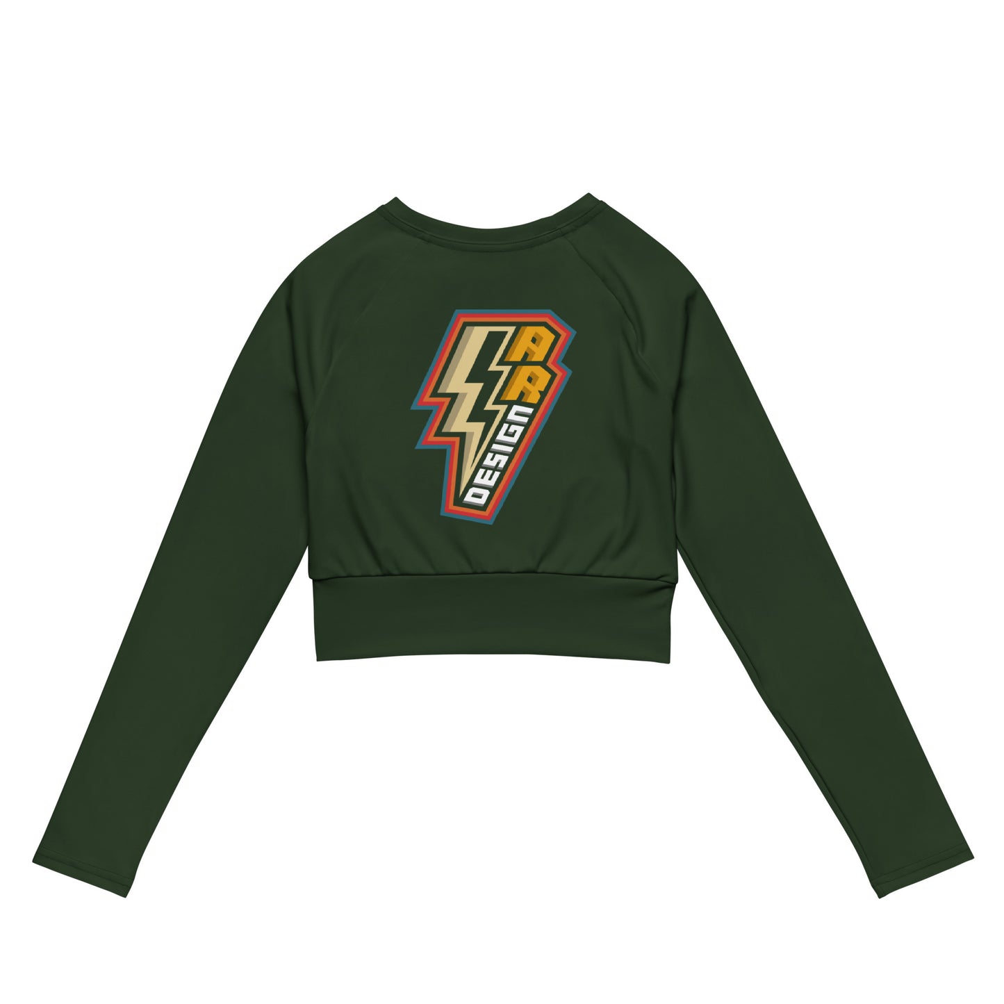 ROSNERDESIGN ® LONG-SLEEVE CROP TOP | GREEN