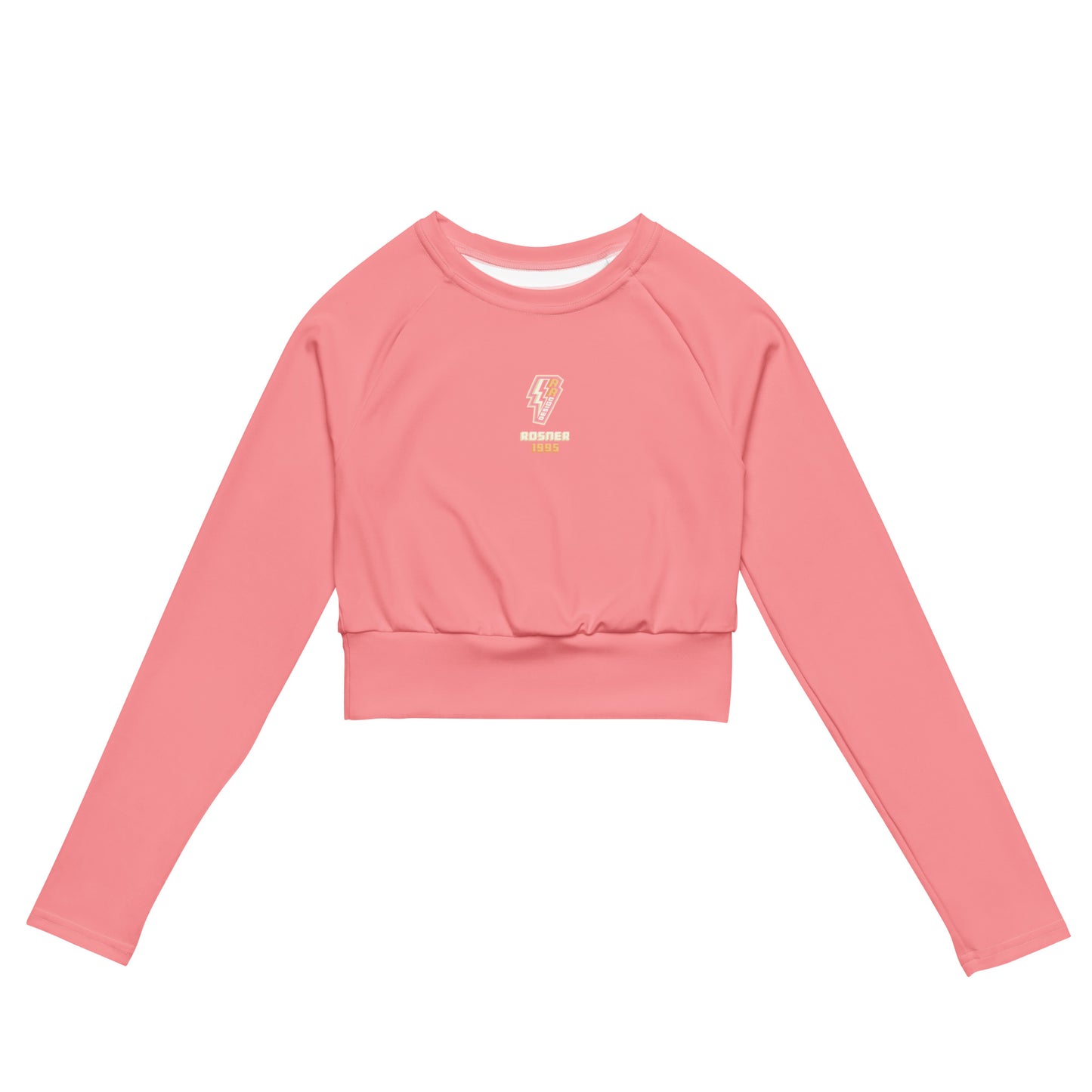 ROSNERDESIGN ® LONG-SLEEVE CROP TOP | PINK