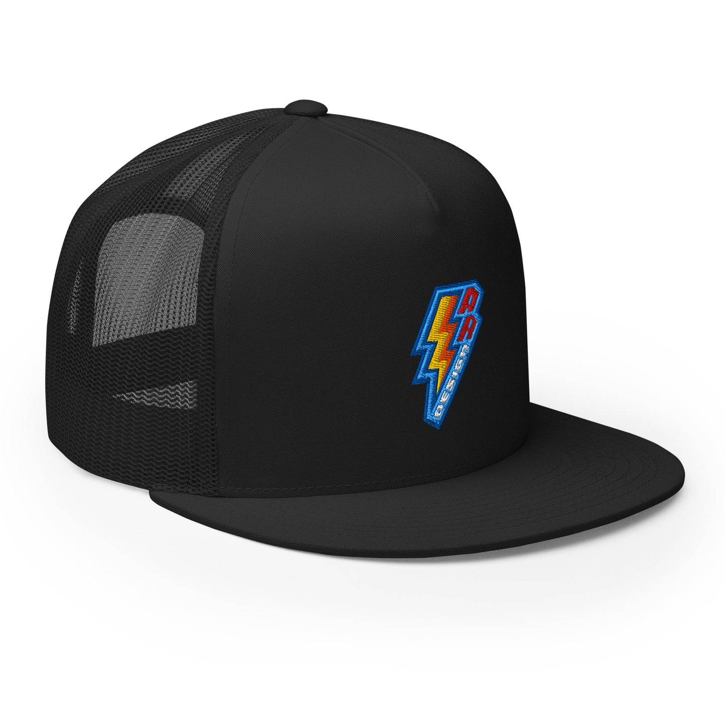 ROSNERDESIGN ® TRUCKER HAT | ALL BLACK