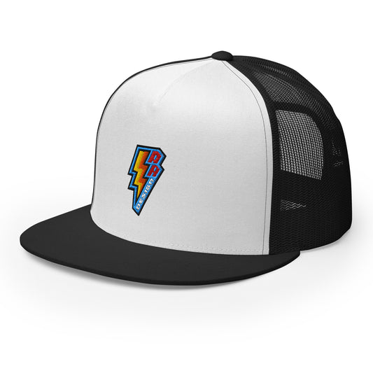 ROSNERDESIGN ® TRUCKER HAT | BLACK & WHITE