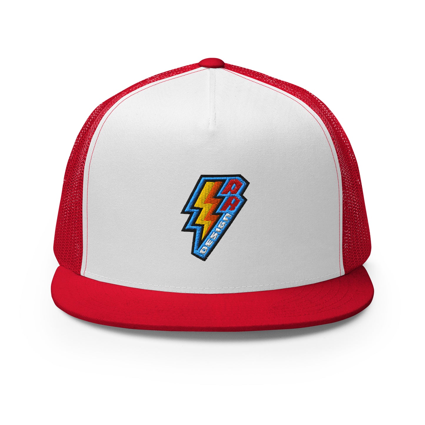 ROSNERDESIGN ® TRUCKER HAT | RED & WHITE