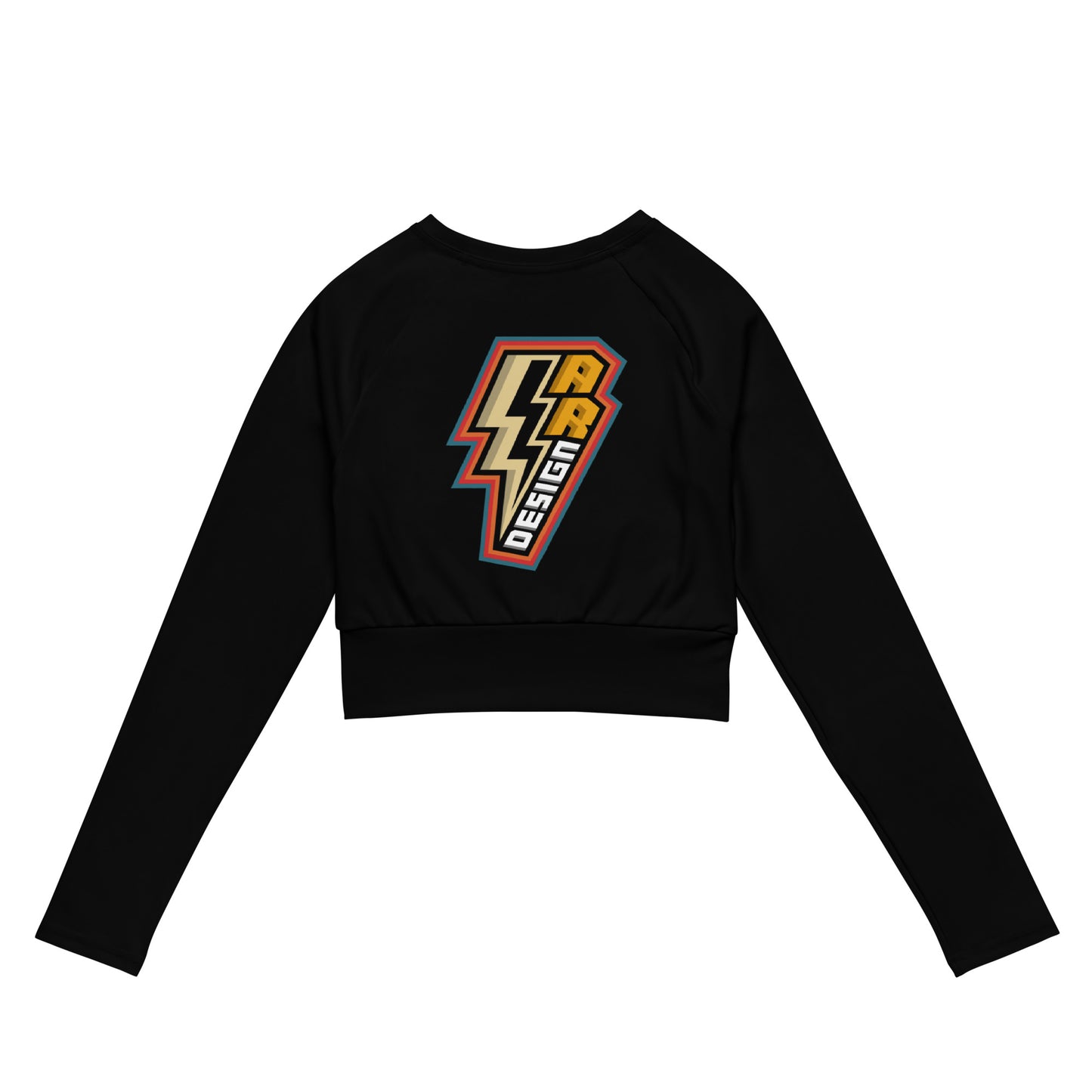 ROSNERDESIGN ® LONG-SLEEVE CROP TOP | BLACK